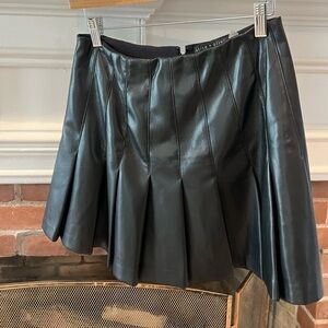 Alice and Olivia faux leather skirt